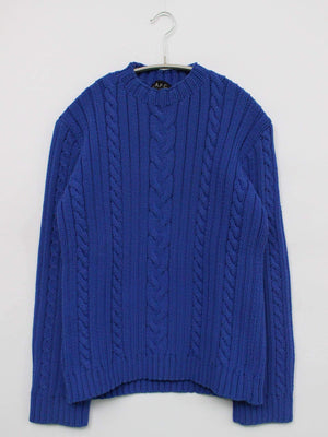 A.P.C./エーピーシー/ニット/セーター/トップス/ブルー