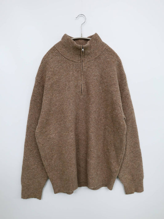 UNIQLO/ユニクロ/ニット/セーター/トップス/ブラウン/L