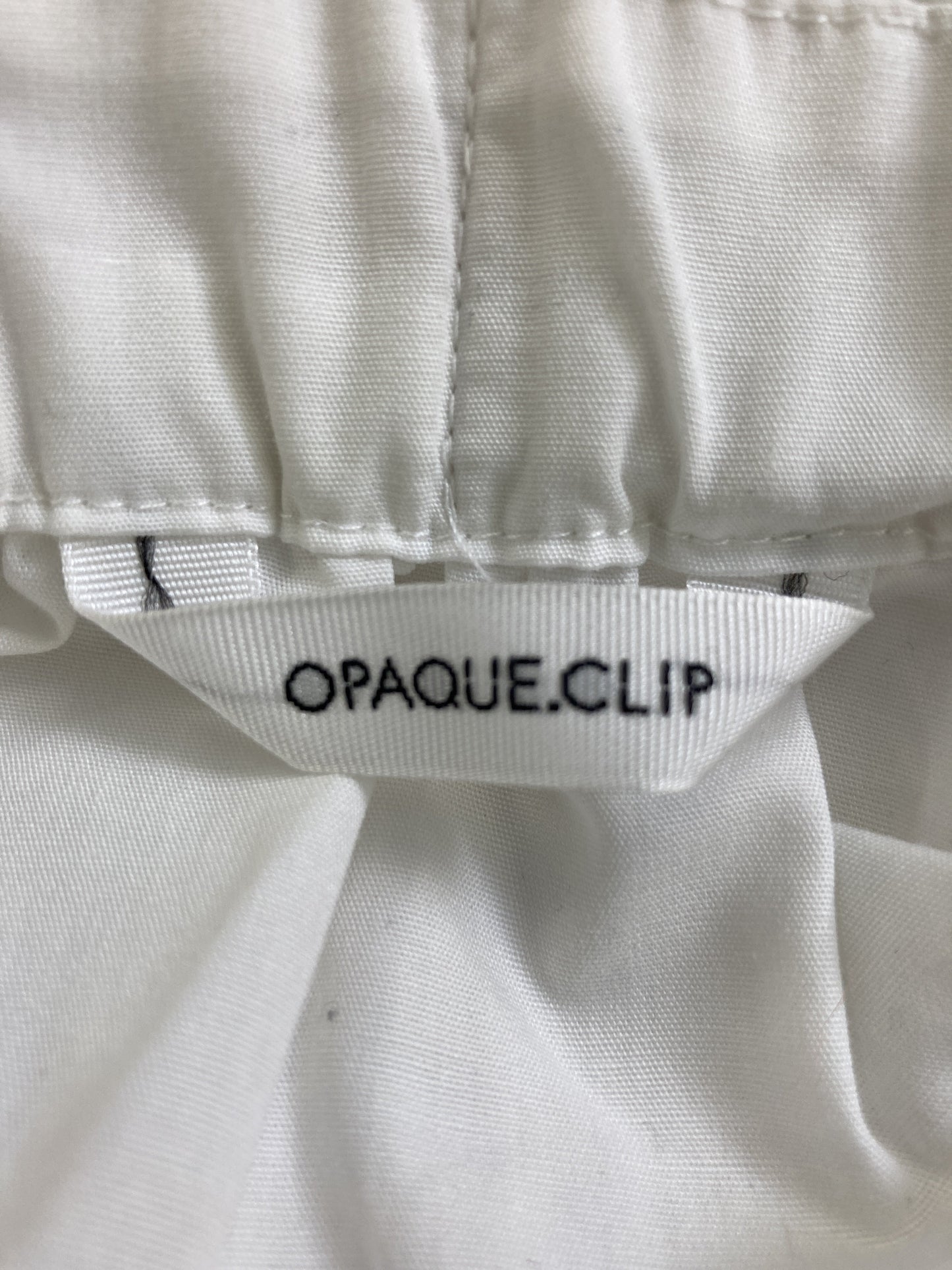 OPAQUE.CLIP/オペークドットクリップ/シャツワンピース/ワンピース/ドレス/ホワイト/38/M