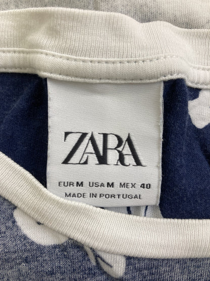 ZARA/ザラ/Tシャツ/カットソー/トップス/ネイビー/M