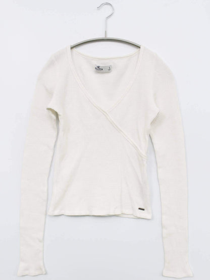 HOLLISTER/Tシャツ/カットソー/トップス/ホワイト/S
