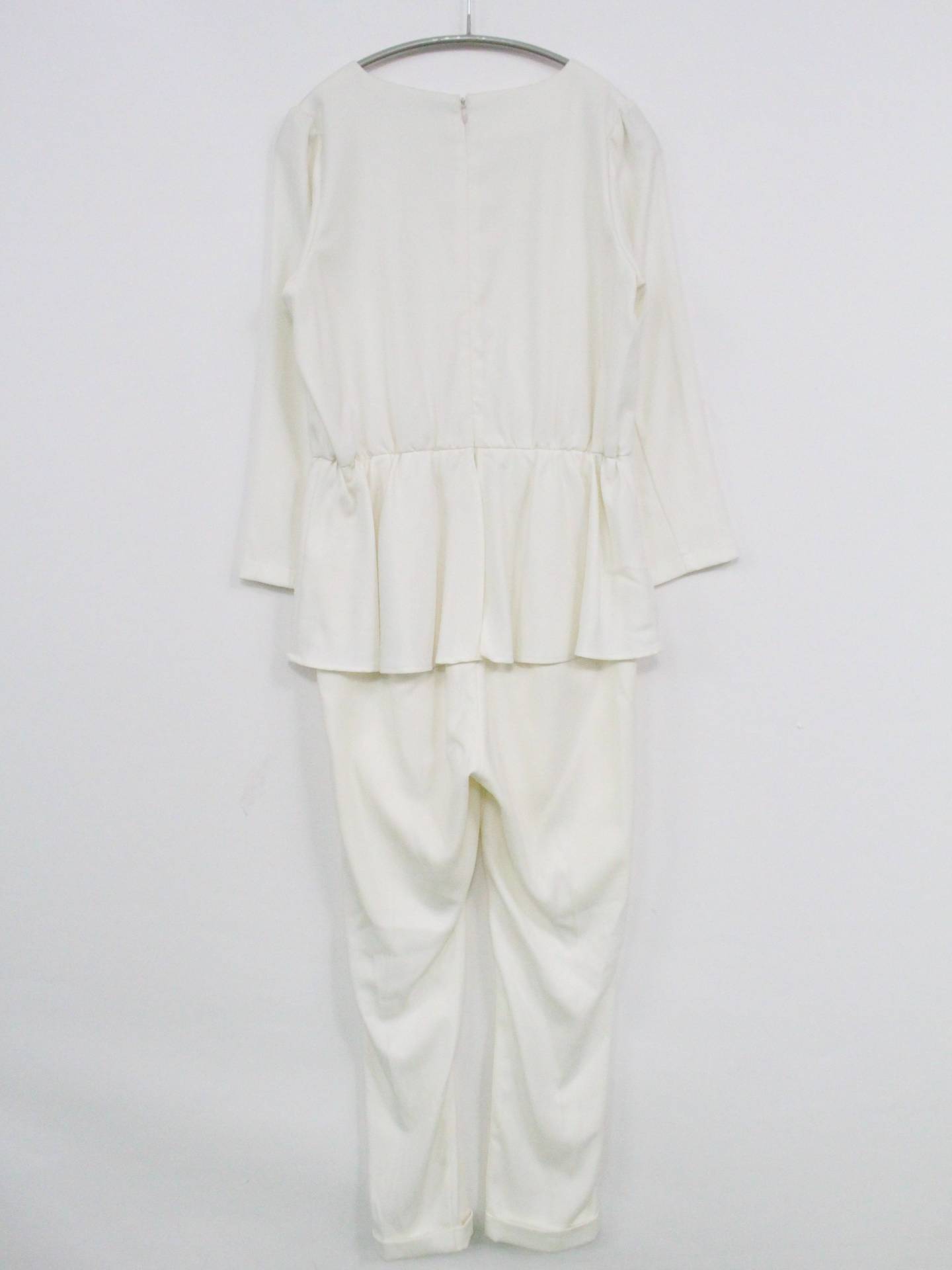 BLISS POINT/つなぎ/オールインワン/オールインワン・サロペット/ホワイト/M