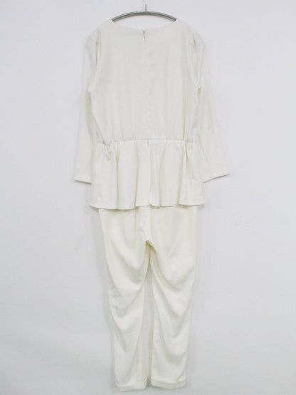 BLISS POINT/つなぎ/オールインワン/オールインワン・サロペット/ホワイト/M