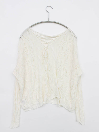 DXX/ニット/セーター/トップス/ホワイト/M