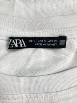 ZARA/ザラ/Tシャツ/カットソー/トップス/ホワイト/S