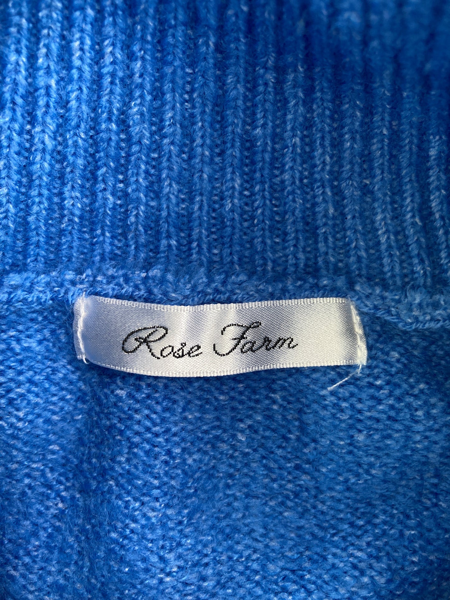 Rose Farm/ニット/セーター/トップス/ブルー/L