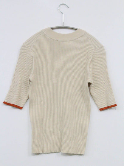 ti./Tシャツ/カットソー/トップス/ベージュ/S