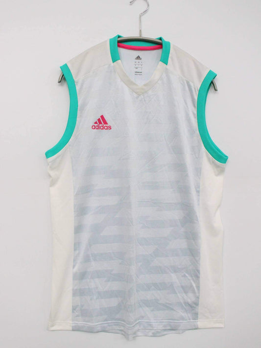 adidas/アディダス/ノースリーブ/トップス/ホワイト/L