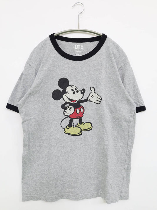 UNIQLO/Tシャツ/カットソー/トップス/グレー/S