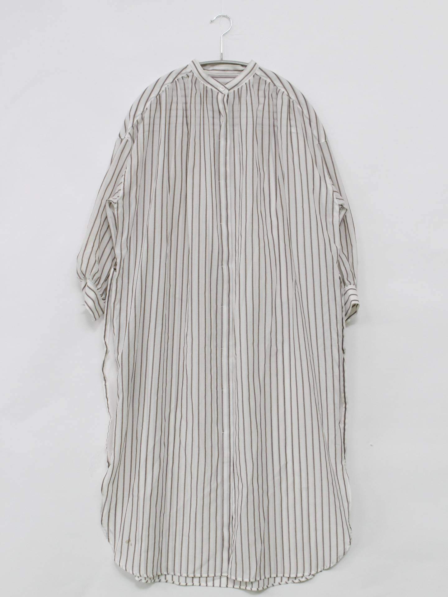 7-ID concept./シャツワンピース/ワンピース/ドレス/ブラウン/38