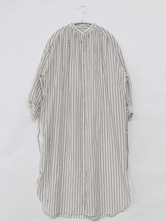 7-ID concept./シャツワンピース/ワンピース/ドレス/ブラウン/38