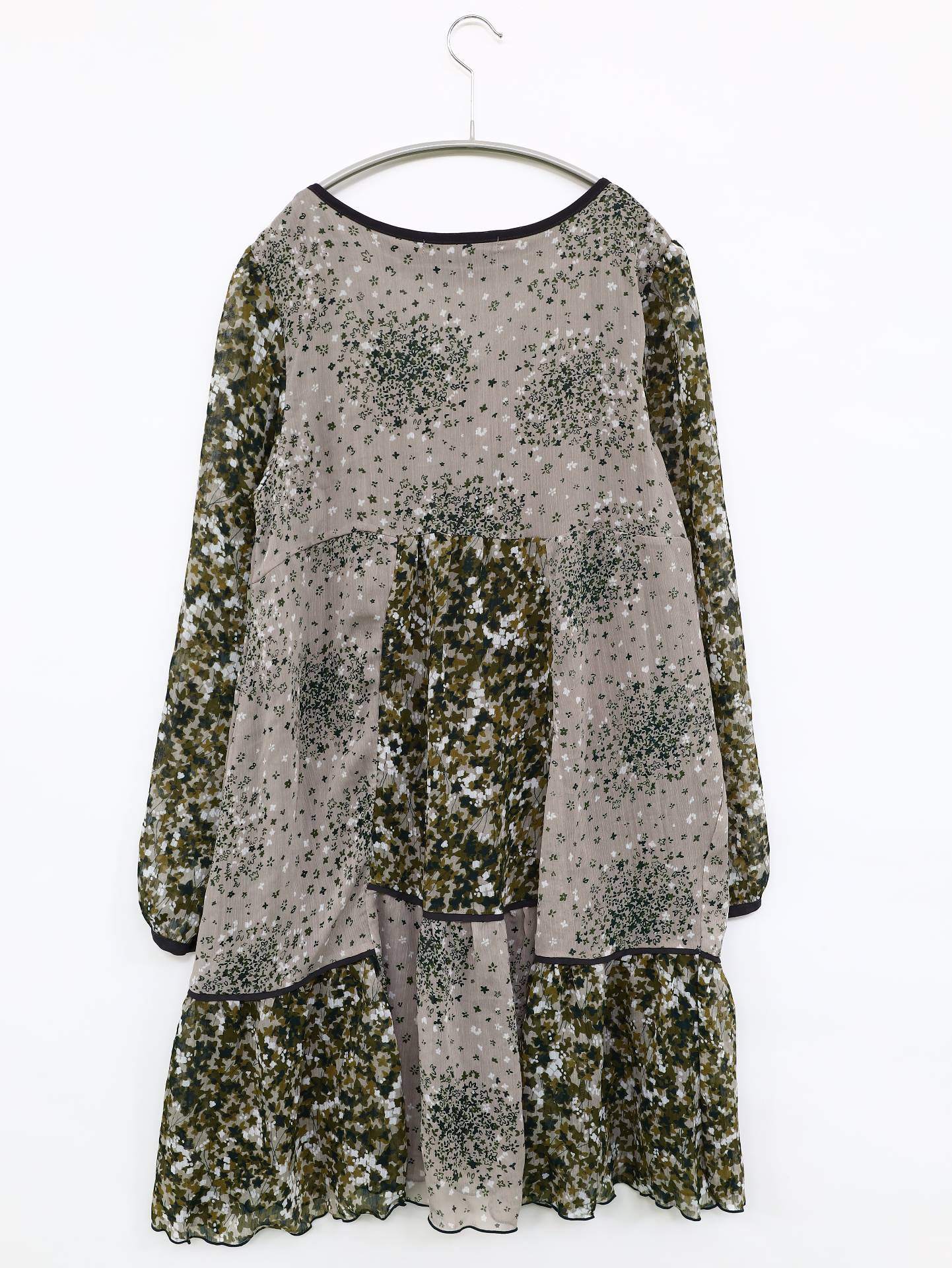 natural couture/チュニック/ワンピース/ドレス/グレー