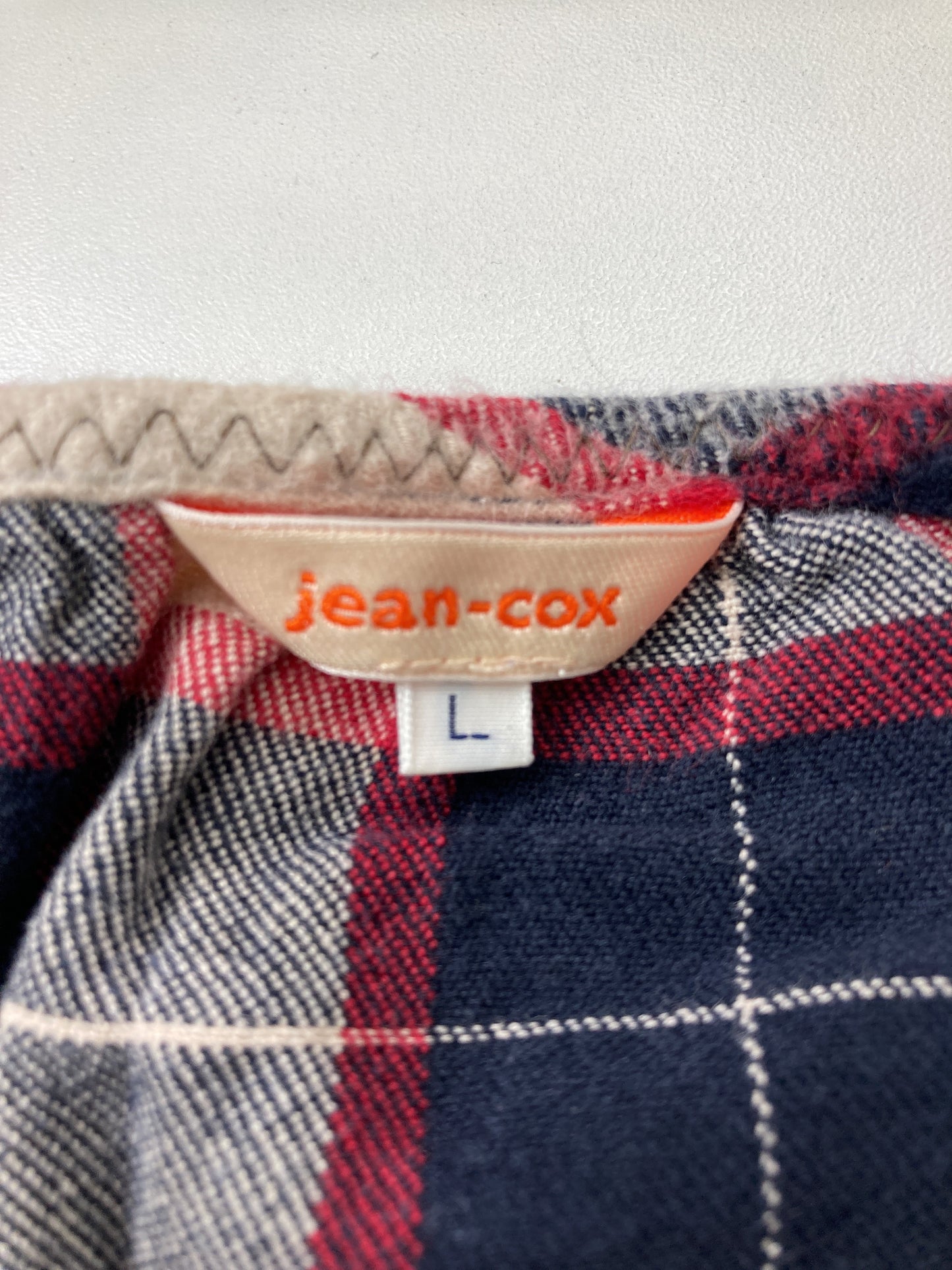 jean-cox/シャツワンピース/ワンピース/ドレス/ネイビー/L