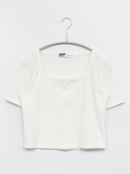 Madela/Tシャツ/カットソー/トップス/ホワイト/L