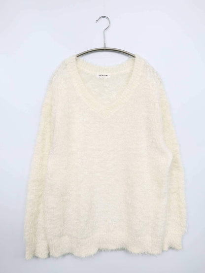 LEPSIM/レプシィム/ニット/セーター/トップス/アイボリー/L