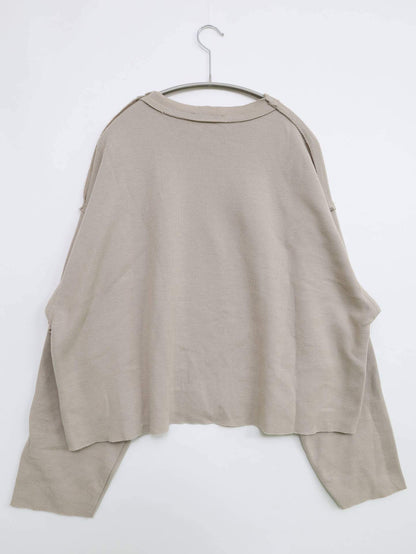 ZARA/ザラ/ニット/セーター/トップス/ベージュ/EUR L/USA L/MEX 30
