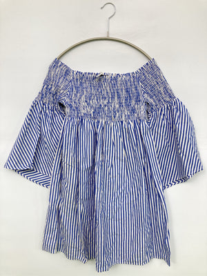 ZARA/ザラ/シャツ/ブラウス/トップス/ブルー/XS