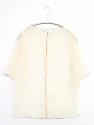 Bab/バブ/シャツ/ブラウス/トップス/アイボリー/M