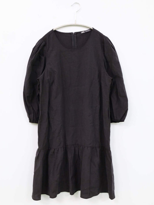 ZARA/ザラ/チュニック/ワンピース/ドレス/ブラック/EUR M/USA M/ MEX 28