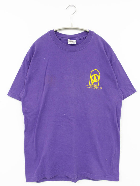 Hanes/ヘインズ/Tシャツ/カットソー/トップス/パープル/M
