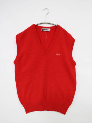 SEAGLEN/ベスト/トップス/レッド/LL