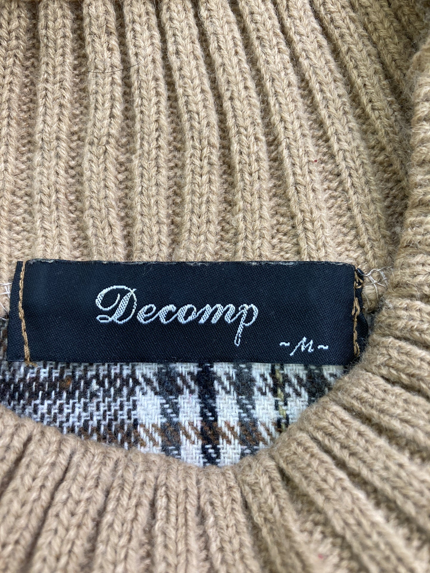 Decomp/ニット/セーター/トップス/グレー/M