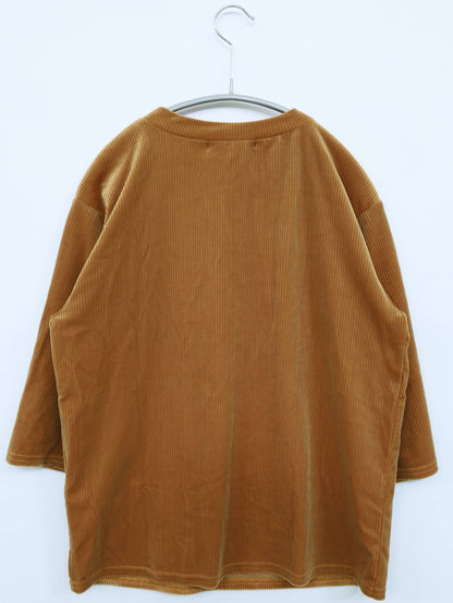 OZOC/Tシャツ/カットソー/トップス/オレンジ/38