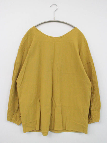 LAUIR/ラウアー/Tシャツ/カットソー/トップス/イエロー/M