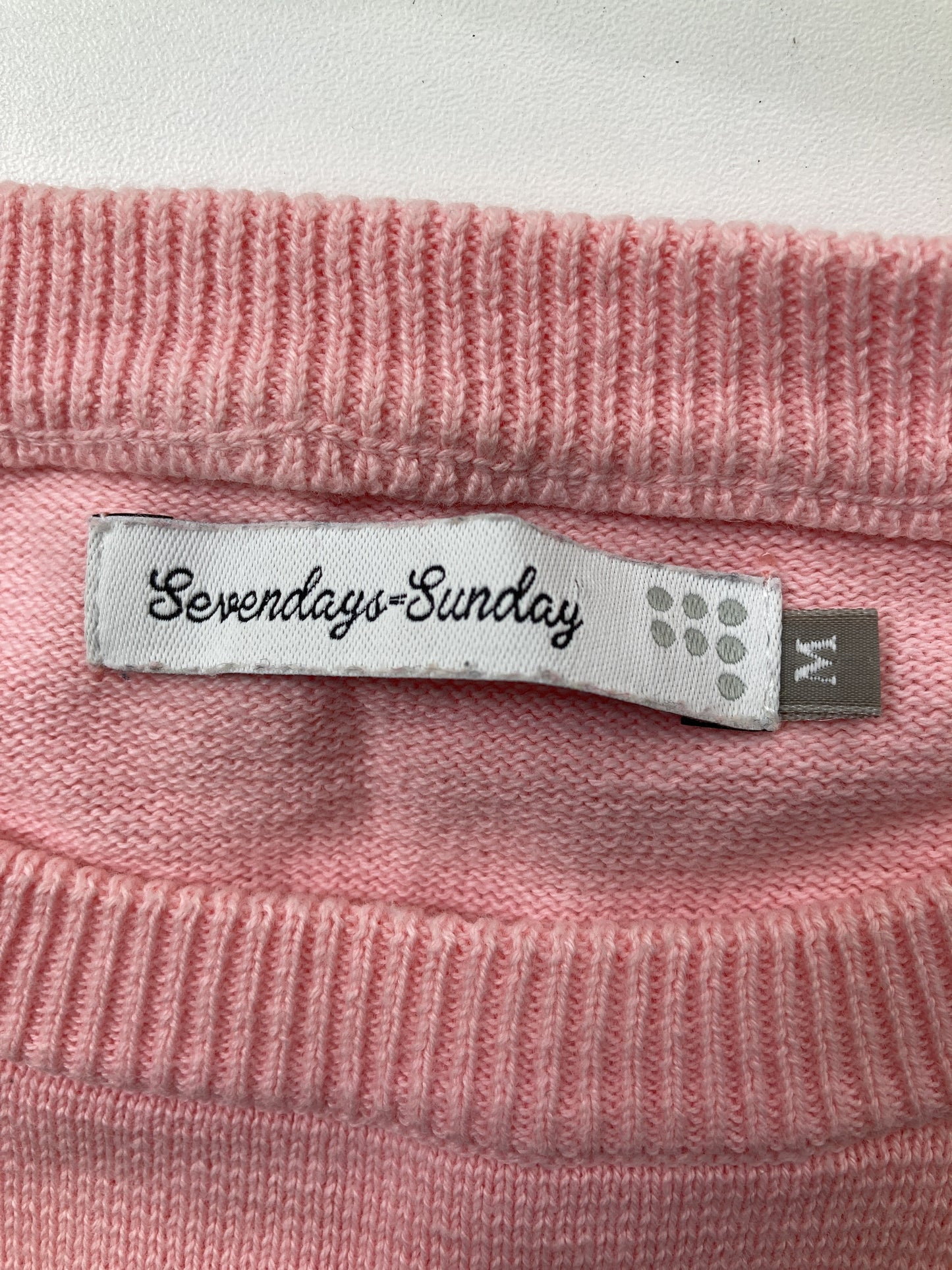 SEVENDAYS=SUNDAY/セブンデイズサンデイ/ニット/セーター/トップス/ピンク/M