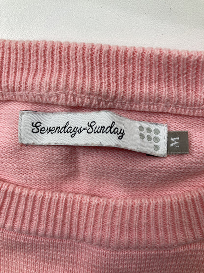 SEVENDAYS=SUNDAY/セブンデイズサンデイ/ニット/セーター/トップス/ピンク/M