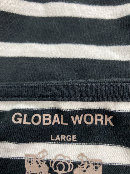 GLOBAL WORK/グローバルワーク/Tシャツ/カットソー/トップス/ブラック/LARGE