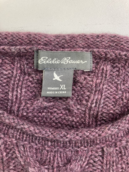Eddie Bauer/エディーバウアー/ニット/セーター/トップス/パープル/XL