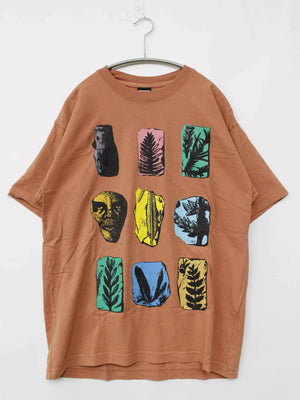 OBEY/オベイ/Tシャツ/カットソー/トップス/ブラウン/S