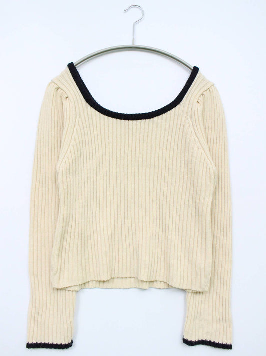 ニット/セーター/トップス/ホワイト