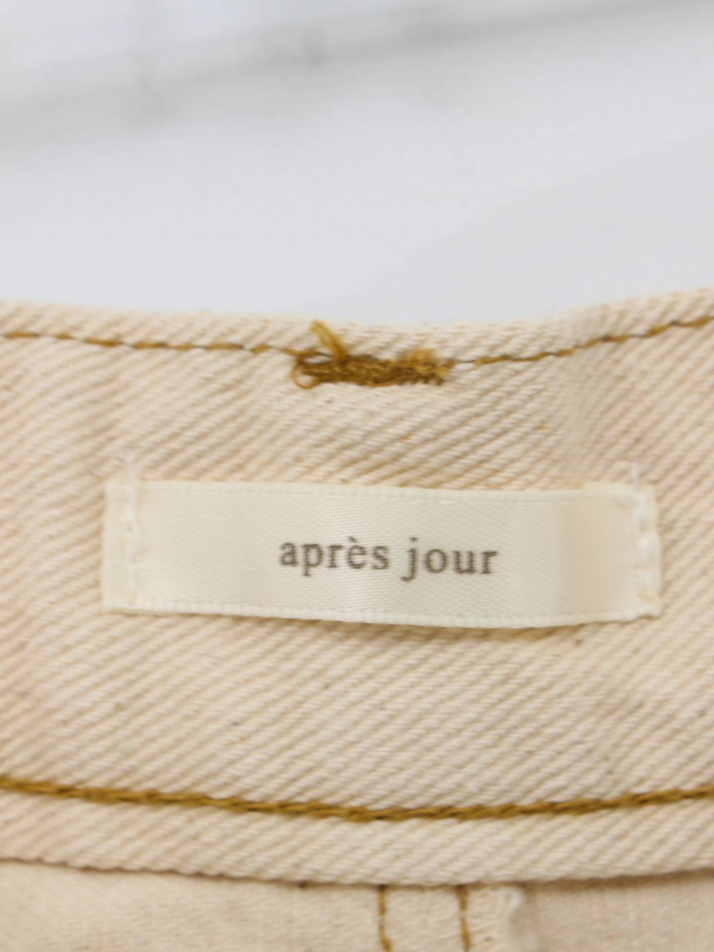 apres jour/アプレジュール/デニムパンツ/パンツ/アイボリー/M