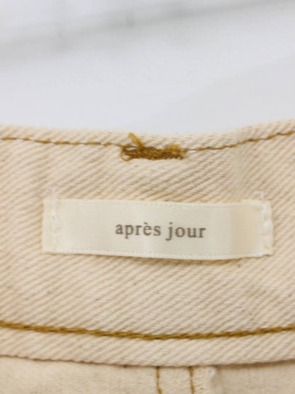 apres jour/アプレジュール/デニムパンツ/パンツ/アイボリー/M