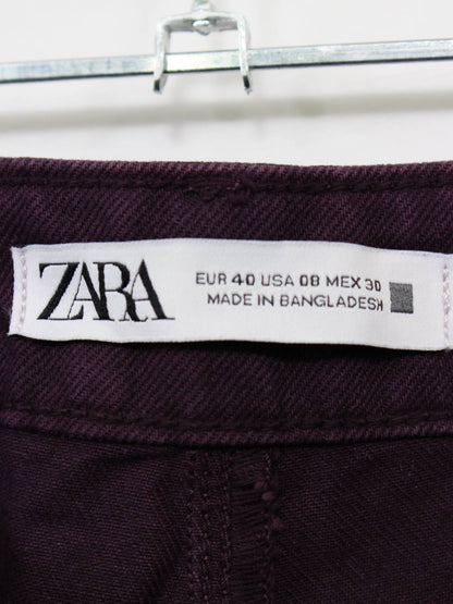 ZARA/ザラ/デニムパンツ/パンツ/パープル/EUR40/USA08/MEX30
