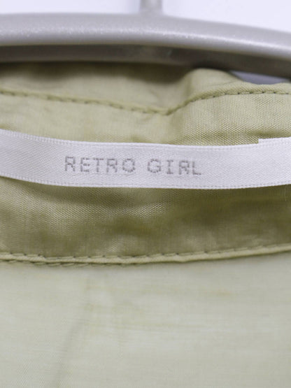 RETRO GIRL/レトロガール/シャツ/ブラウス/トップス/カーキ/F