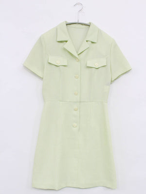 SecTor/シャツワンピース/ワンピース/ドレス/ライトグリーン/9号