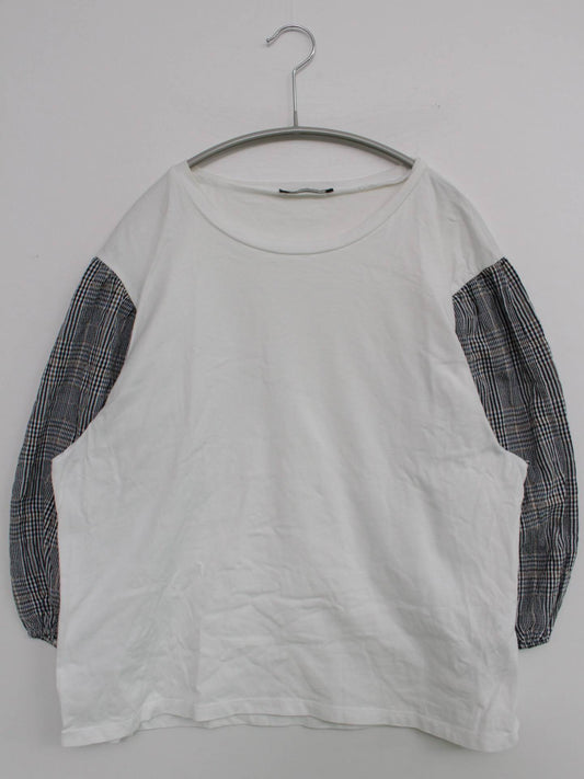 ZARA/ザラ/Tシャツ/カットソー/トップス/ホワイト/EUR L/USA L/MEX 30