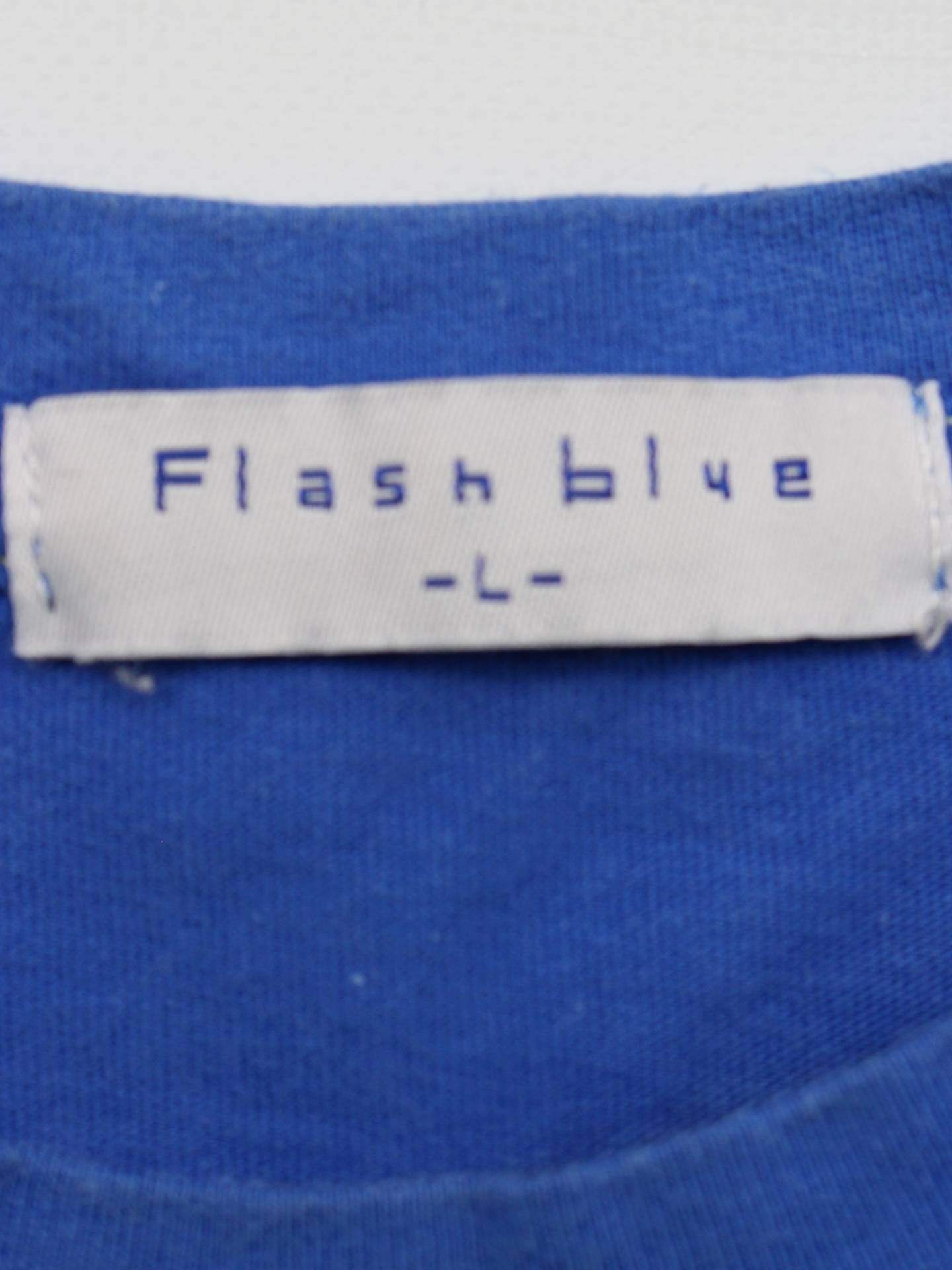 FLASH BLUE/Tシャツ/カットソー/トップス/ブルー/L