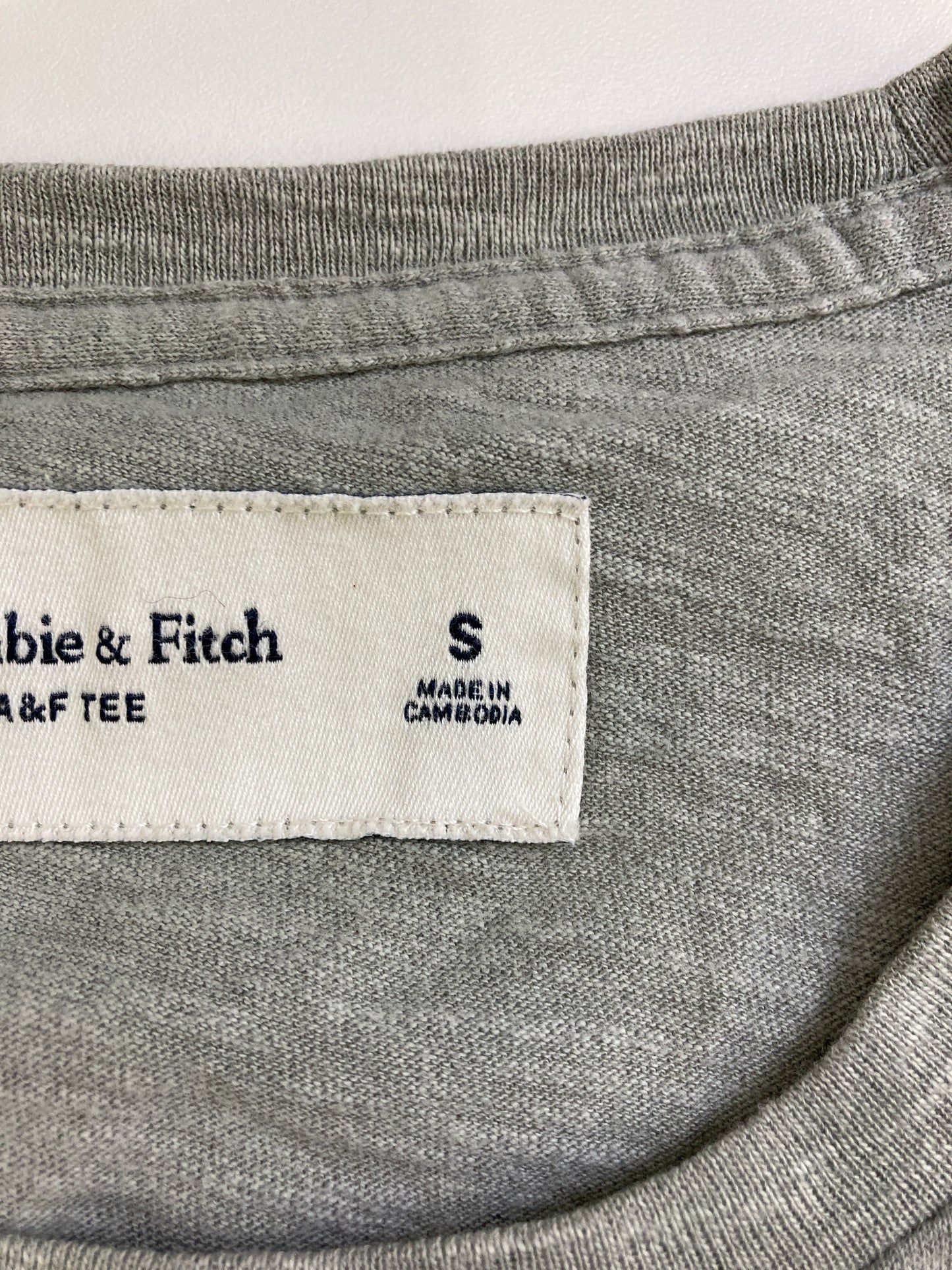 Abercrombie&Fitch/アバクロンビーアンドフィッチ/Tシャツ/カットソー/トップス/グレー/S