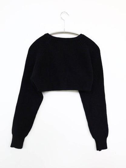 ニット/セーター/トップス/ブラック/F