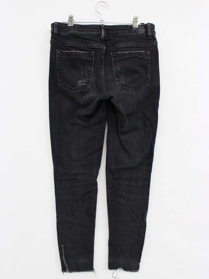 ZARA/ザラ/デニムパンツ/パンツ/ブラック/EUR36/USA04/MEX26