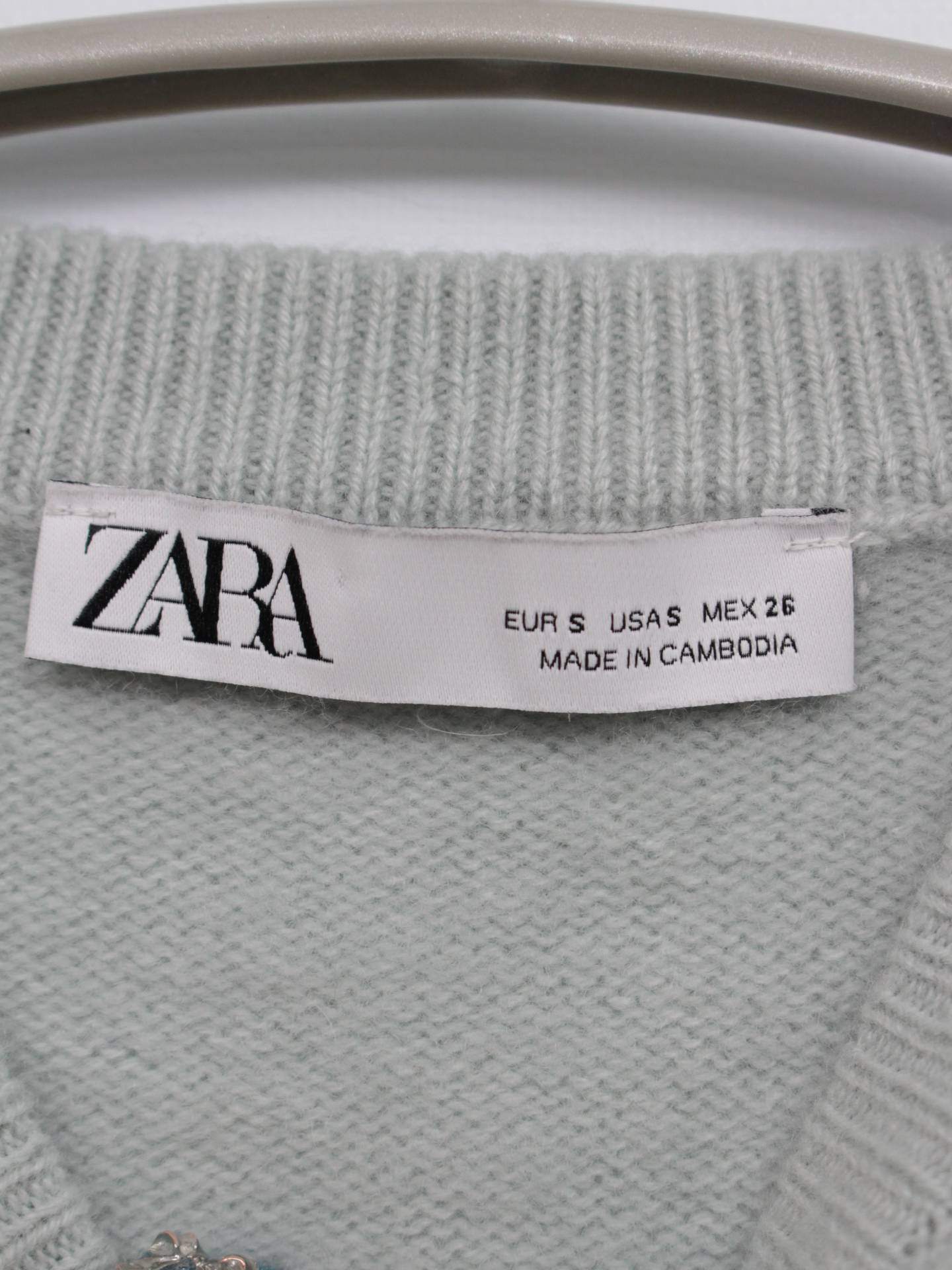 ZARA/ザラ/ニット/セーター/トップス/グレー/S