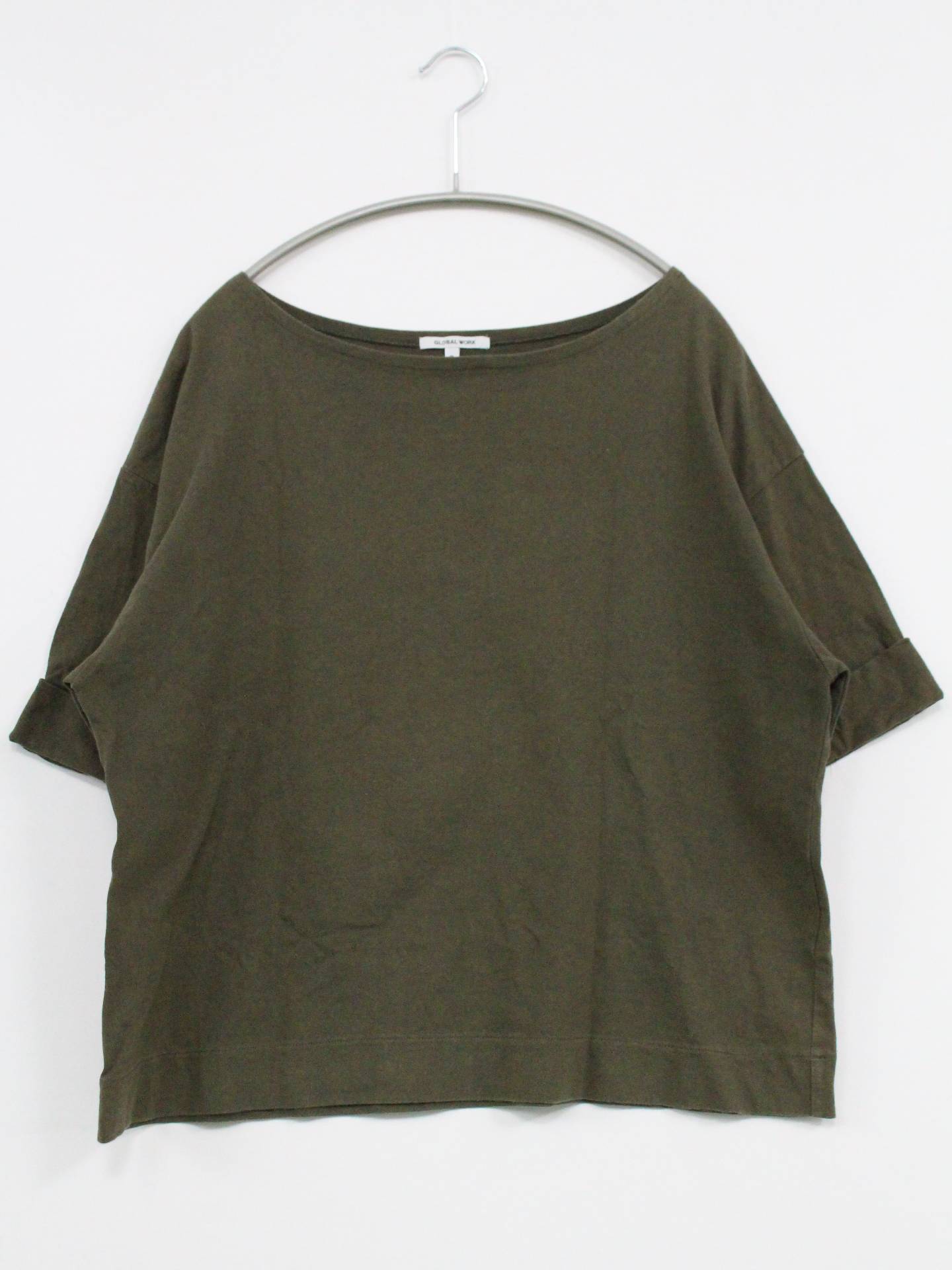 GLOBAL WORK/グローバルワーク/Tシャツ/カットソー/トップス/カーキ/S