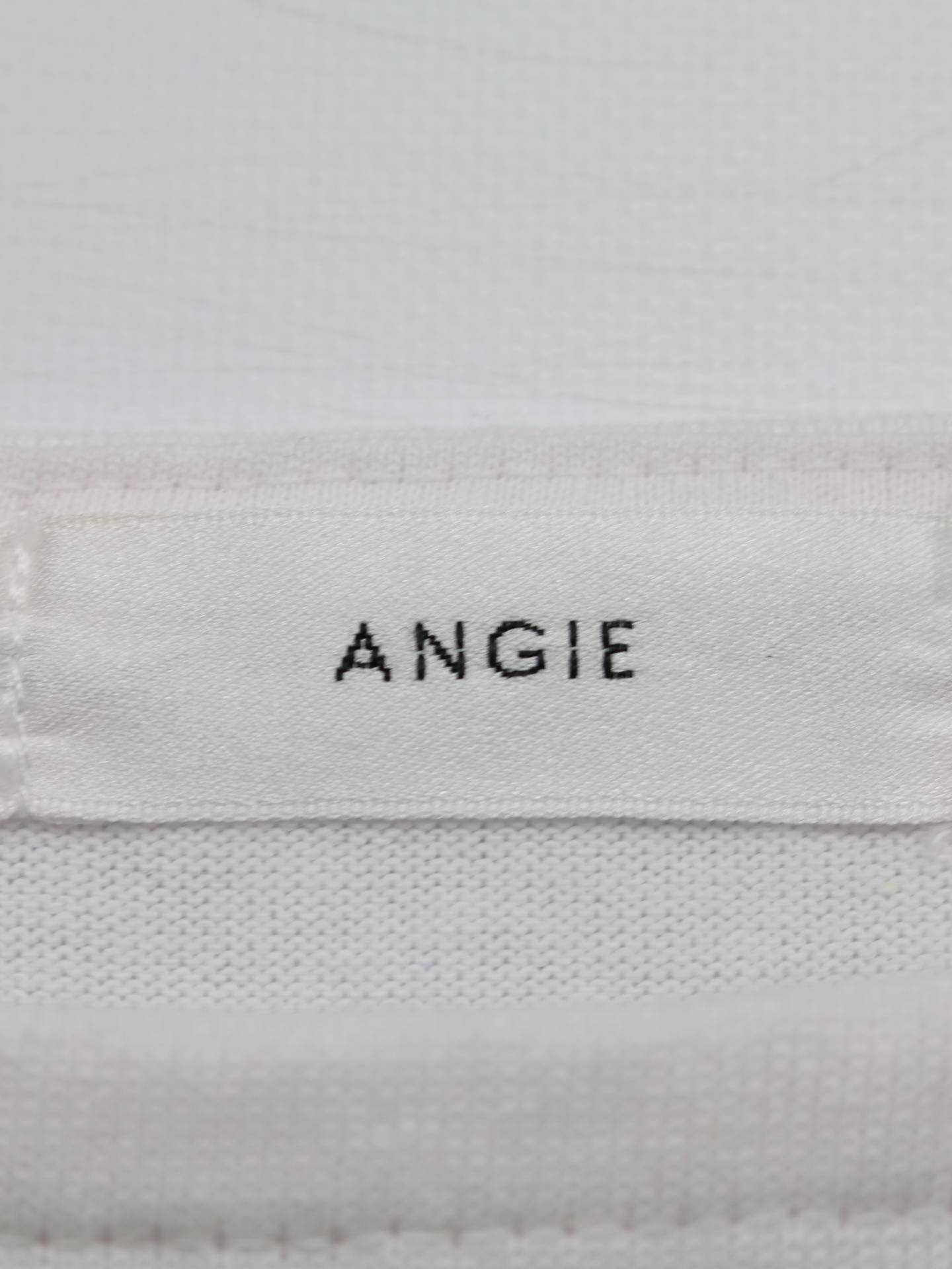 ANGIE/Tシャツ/カットソー/トップス/ホワイト/F