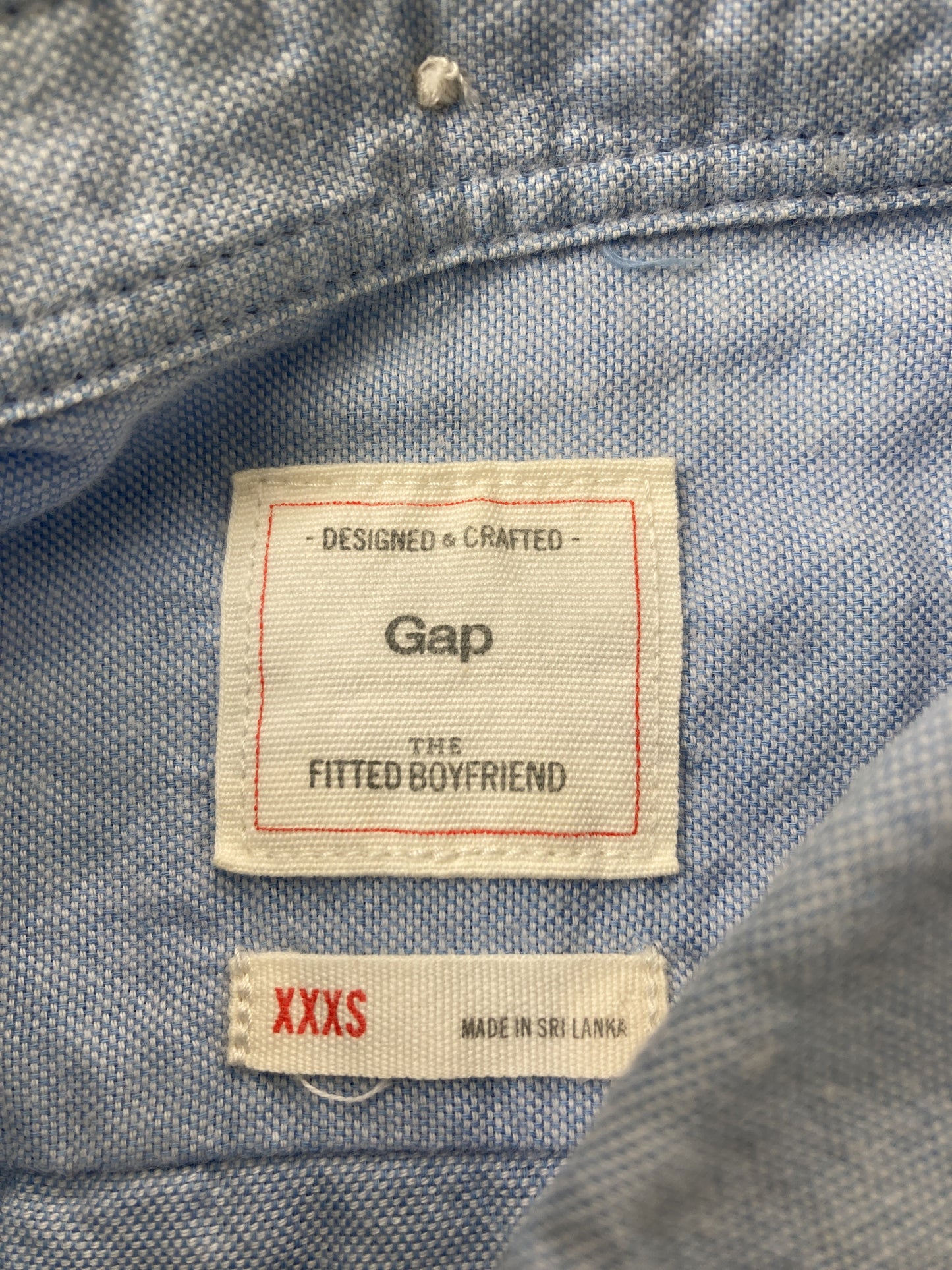 GAP/ギャップ/シャツ/ブラウス/トップス/スカイブルー/XXXS