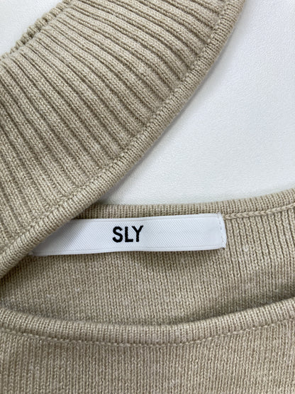 SLY/スライ/ニット/セーター/トップス/ベージュ/1