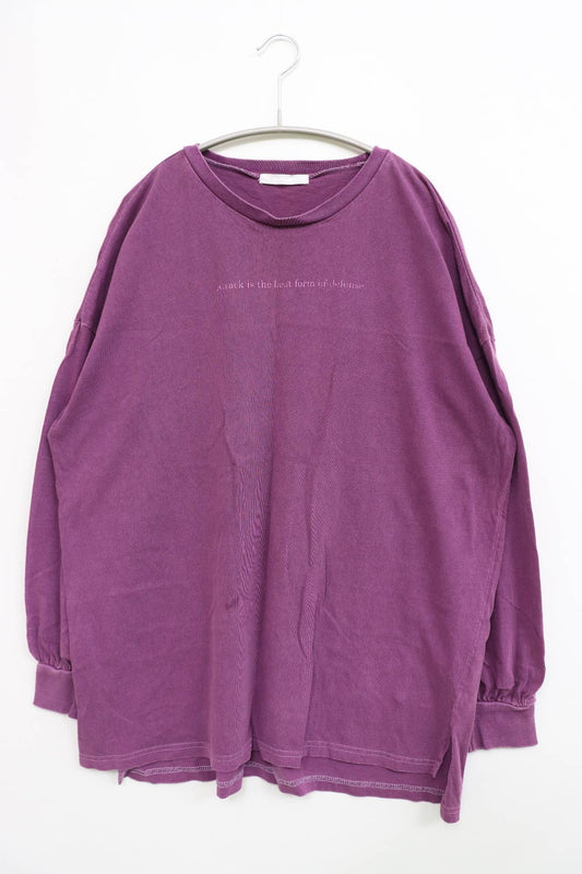 SPINNS/Tシャツ/カットソー/トップス/パープル/M